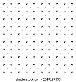 Square seamless background pattern from geometric shapes are different sizes and opacity. The pattern is evenly filled with small black mom with baby symbols. Vector illustration on white background