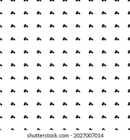 Square seamless background pattern from geometric shapes. The pattern is evenly filled with black tractor symbols. Vector illustration on white background