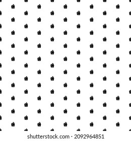 Square seamless background pattern from geometric shapes. The pattern is evenly filled with black juicer symbols. Vector illustration on white background