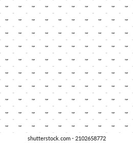 Square seamless background pattern from geometric shapes are different sizes and opacity. The pattern is evenly filled with small black top symbols. Vector illustration on white background