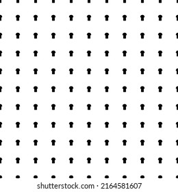 Square seamless background pattern from geometric shapes. The pattern is evenly filled with black t-shirt symbols. Vector illustration on white background