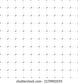 Square seamless background pattern from geometric shapes are different sizes and opacity. The pattern is evenly filled with small black mens razor symbols. Vector illustration on white background