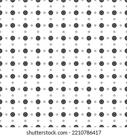 Square seamless background pattern from geometric shapes are different sizes and opacity. The pattern is evenly filled with black optic cable symbols. Vector illustration on white background