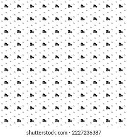 Square seamless background pattern from geometric shapes are different sizes and opacity. The pattern is evenly filled with black concrete mixer truck symbols. Vector illustration on white background