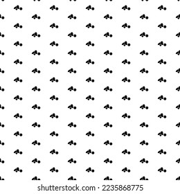 Square seamless background pattern from geometric shapes. The pattern is evenly filled with big black road roller symbols. Vector illustration on white background