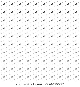 Square seamless background pattern from geometric shapes are different sizes and opacity. The pattern is evenly filled with small black sitting tiger symbols. Vector illustration on white background