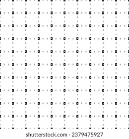 Square seamless background pattern from geometric shapes are different sizes and opacity. The pattern is evenly filled with small black ace of heart cards. Vector illustration on white background