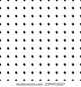 Square seamless background pattern from geometric shapes. The pattern is evenly filled with black magic book symbols. Vector illustration on white background