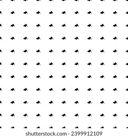 Square seamless background pattern from geometric shapes. The pattern is evenly filled with black vise symbols. Vector illustration on white background