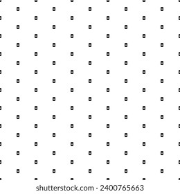 Square seamless background pattern from geometric shapes. The pattern is evenly filled with small black ace of clubs cards. Vector illustration on white background