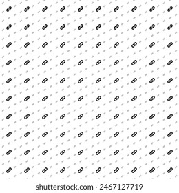 Square seamless background pattern from geometric shapes are different sizes and opacity. The pattern is evenly filled with black chain symbols. Vector illustration on white background