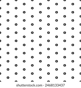 Square seamless background pattern from geometric shapes. The pattern is evenly filled with black auto brakess. Vector illustration on white background
