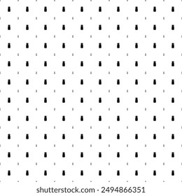 Square seamless background pattern from geometric shapes are different sizes and opacity. The pattern is evenly filled with black pepper shaker symbols. Vector illustration on white background