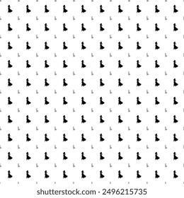 Square seamless background pattern from geometric shapes are different sizes and opacity. The pattern is evenly filled with big black lady symbols. Vector illustration on white background