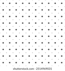 Square seamless background pattern from geometric shapes are different sizes and opacity. The pattern is evenly filled with small black auto brakess. Vector illustration on white background