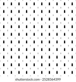 Square seamless background pattern from geometric shapes are different sizes and opacity. The pattern is evenly filled with big black salt shaker symbols. Vector illustration on white background