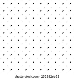 Square seamless background pattern from geometric shapes are different sizes and opacity. The pattern is evenly filled with small black table tennis symbols. Vector illustration on white background