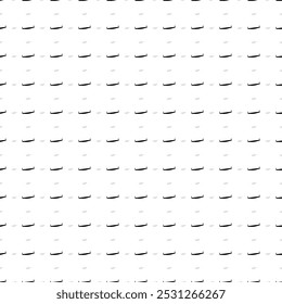 Square seamless background pattern from geometric shapes are different sizes and opacity. The pattern is evenly filled with big black two-handed saws. Vector illustration on white background