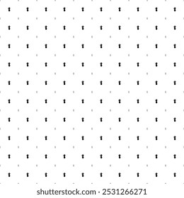 Square seamless background pattern from geometric shapes are different sizes and opacity. The pattern is evenly filled with small black cactus symbols. Vector illustration on white background