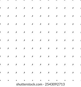 Square seamless background pattern from geometric shapes. The pattern is evenly filled with small black female football symbols. Vector illustration on white background