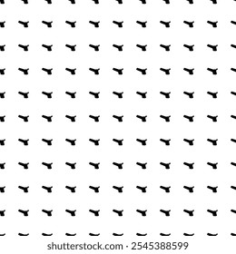 Square seamless background pattern from geometric shapes. The pattern is evenly filled with big black angle grinder symbols. Vector illustration on white background