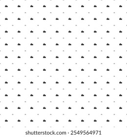 Square seamless background pattern from geometric shapes are different sizes and opacity. The pattern is evenly filled with small black electric plane symbols. Vector illustration on white background