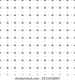 Square seamless background pattern from geometric shapes are different sizes and opacity. The pattern is evenly filled with black rough road signs. Vector illustration on white background