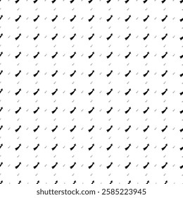 Square seamless background pattern from geometric shapes are different sizes and opacity. The pattern is evenly filled with big black up arrows. Vector illustration on white background