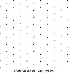 Square seamless background pattern from geometric shapes. The pattern is evenly filled with small black guitar symbols. Vector illustration on white background