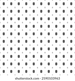 Square seamless background pattern from geometric shapes are different sizes and opacity. The pattern is evenly filled with big black traffic lights symbols. Vector illustration on white background