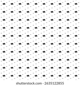Square seamless background pattern from geometric shapes are different sizes and opacity. The pattern is evenly filled with black sanding symbols. Vector illustration on white background