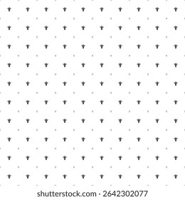 Square seamless background pattern from geometric shapes are different sizes and opacity. The pattern is evenly filled with small black giraffe head symbols. Vector illustration on white background