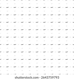 O padrão de plano de fundo quadrado sem emenda das formas geométricas tem tamanhos e opacidade diferentes. O padrão é uniformemente preenchido com serras pretas com duas mãos. Ilustração vetorial sobre fundo branco