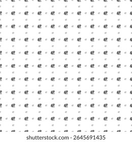 O padrão de plano de fundo quadrado sem emenda das formas geométricas tem tamanhos e opacidade diferentes. O padrão é preenchido uniformemente com símbolos de tigre preto. Ilustração vetorial sobre fundo branco