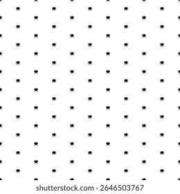 Padrão de plano de fundo quadrado e uniforme de formas geométricas. O padrão é preenchido uniformemente com pequenos símbolos de raquetes de pingue-pongue cruzados pretos. Ilustração vetorial sobre fundo branco