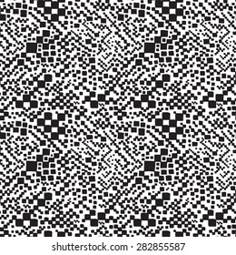 Square seamless balck and white pattern