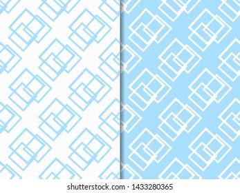 square seamless geometric abstract pattern