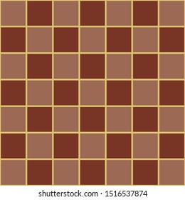 square seamless pattern coffee shop background vector