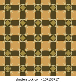 Square seamless pattern. Fashion graphic background design. Modern stylish abstract texture. Colorful template for prints, textiles, wrapping, wallpaper, website, etc. Vector illustration