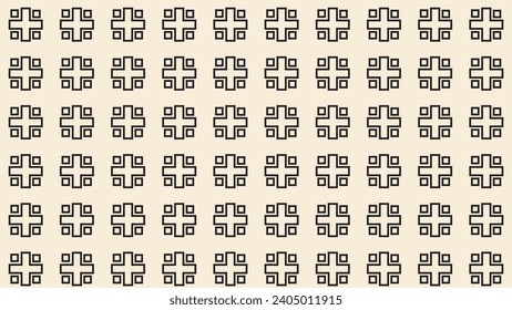 Square Seamless pattern geometric background  wallpaper design. Vector texture of geometric colorful design image