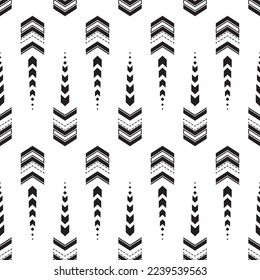 square seamless pattern. Geometric ethnic pattern design. black-white fabric pattern design. vector illustration.