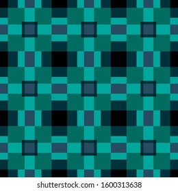 Square seamless pattern for wallpaper, ornament, wrapping, or background. Vector illustration