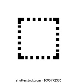 square shaded icon. Element of web icon for mobile concept and web apps. Isolated square shaded icon can be used for web and mobile. Premium icon on white background