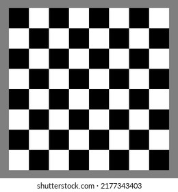 Square shape in black and white color form a classic pattern,chess stripe,fashion art design