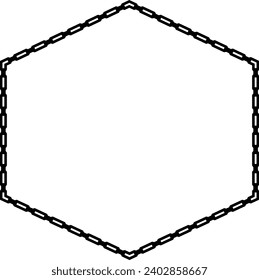 Square shape Chain round frame Chain let design texture decorative vintage frames silhouette black ornamental label frames banners vector retro badges elements symbols ornate ribbon borders isolated