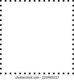 Square shape dotted icon vector symbol for creative graphic design ui element in a pictogram illustration