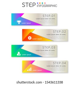 Square shape elements of graph,diagram with steps,options,processes or workflow.Business data visualization.Creative step infographic template for presentation,vector illustration.