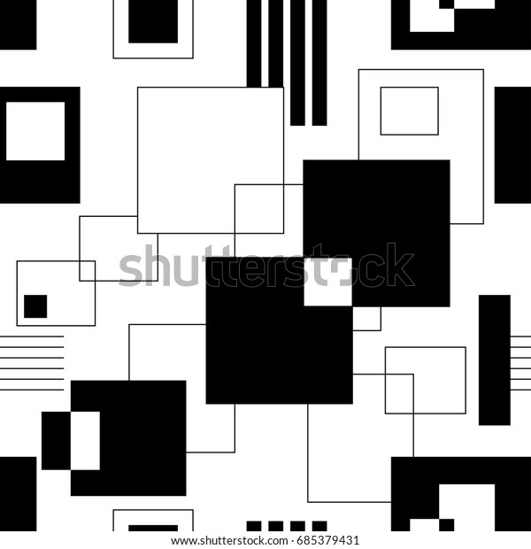 Square Shape Frame Line Abstract Geometric Stock Vector (Royalty Free ...