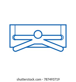 Square Shape Gymnastic Flying Rings Stretch Sport Outline Figure Symbol Vector