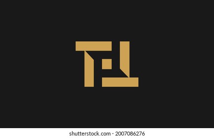 FORMA CUADRADA Letra T o TT elemento de plantilla de diseño inicial del logotipo del alfabeto
